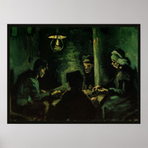 Póster Estudo para Os Comedores de Batata por Vincent van
