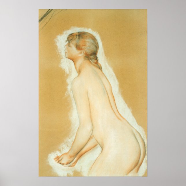 Poster Estudo para "Os Grandes Banhistas" por Pierre Reno (Frente)