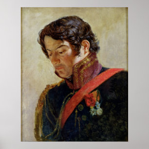 Póster Estudo para um retrato do Baron Dominique Larrey