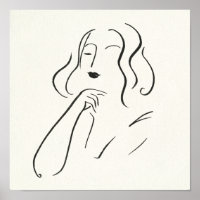 Estudo Simples - Desenho de uma Mulher