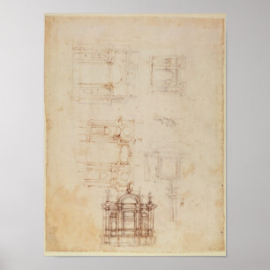 Poster Estudos para a composição arquitectónica