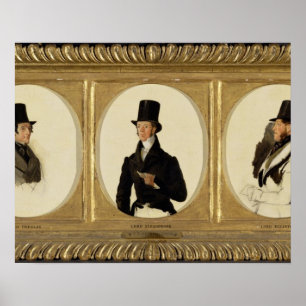 Poster Estudos para os Retratos de Lorde Eglinton, Senhor