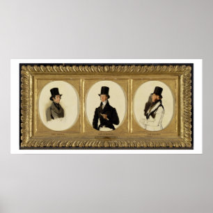 Póster Estudos para os retratos do senhor Eglinton,