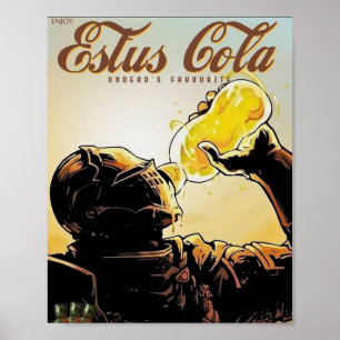Poster Estus Cola (Almas Escuras)