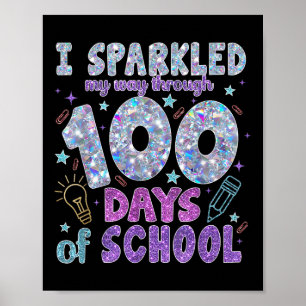 Poster Esvoaçei O Meu Caminho Através De 100 Dias De Esco