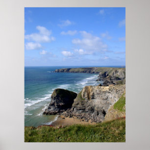 Póster Etapas de Bedruthan, Cornualha