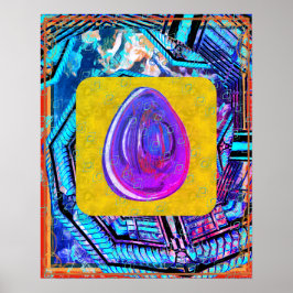 Poster Éter Elementar No Terreno - Meditação - Auxílio Ta