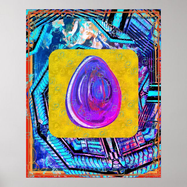 Poster Éter Elementar No Terreno - Meditação - Auxílio Ta (Frente)