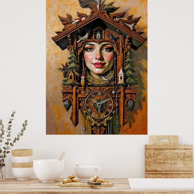 Poster "Eterno Muse" - Um Retrato Cuckoo Clock (Cozinha)