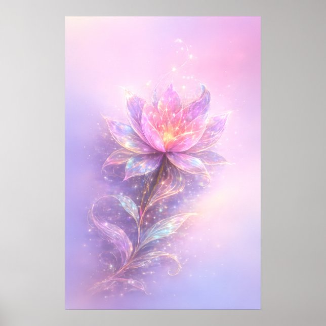 Poster Ethereal Lotus Light (Frente)
