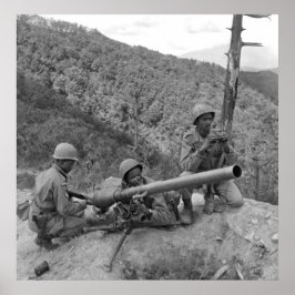 Póster Ethiopians do exército do UN