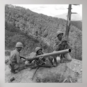 Póster Ethiopians do exército do UN