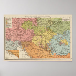 Póster Ethnog Austria Hungria
