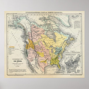 Póster Ethnographs de America do Norte