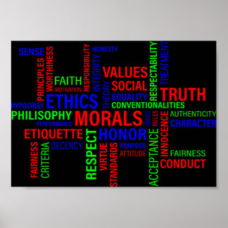 Poster Ética comercial