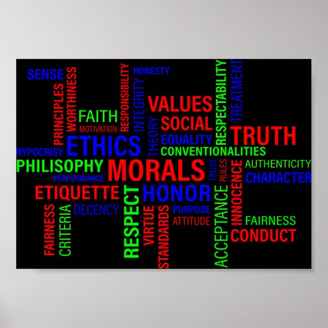 Poster Ética comercial (Frente)