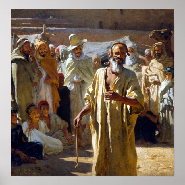 Poster Etienne Dinet The Cobra Charmer (Frente)