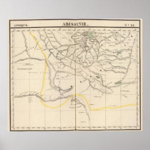 Póster Etiópia, África 32