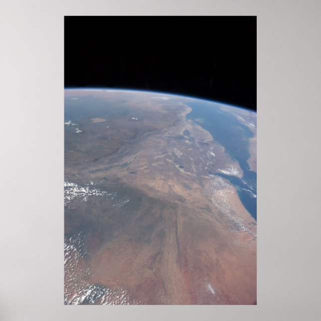 Poster Etiópia E Parte Do Mar Vermelho (Frente)