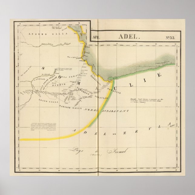 Poster Etiópia, Jibuti 33 (Frente)