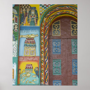 Poster Etiópia: Região de Tigray, Axum, Igreja Cristo,