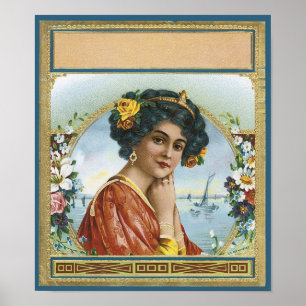 Poster Etiqueta de Cigarro Personalizável 2