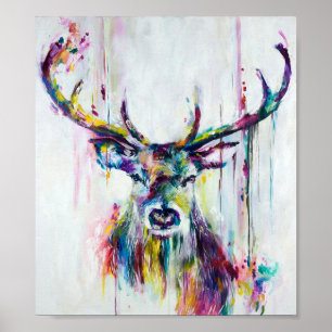Poster - Etiqueta multicolorida