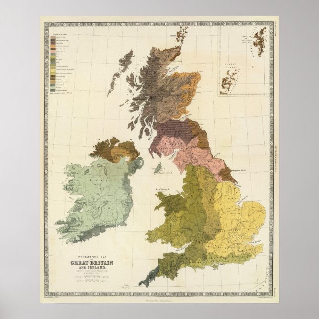 Poster Etnografia, Gt Brit, Irlanda (Frente)