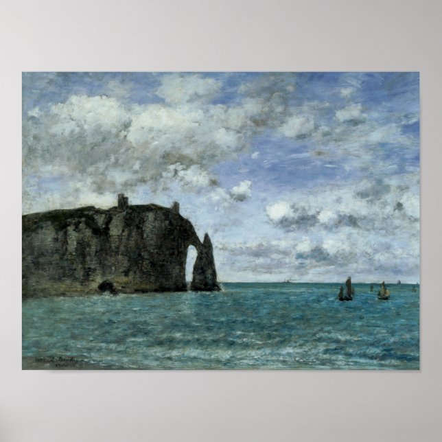 Póster Etretat, O Porte d'Aval (Frente)