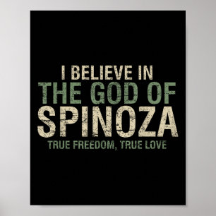 Poster Eu Acredito No Deus Do Espinoza Legal Filósofo Q