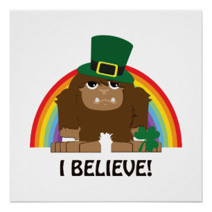 Póster Eu Acredito! Pé Grande Leprechaun