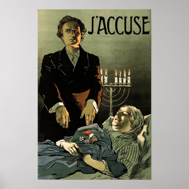 Poster Eu Acuso 1919 Filme Clássico (Frente)