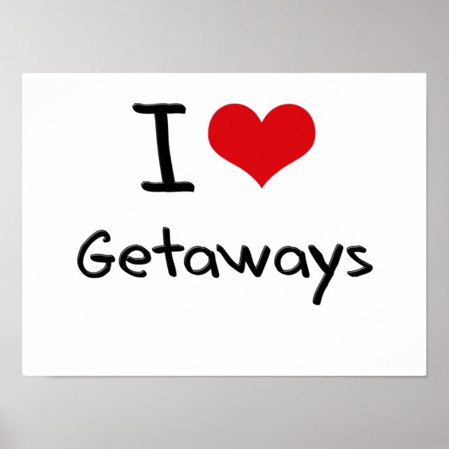 Póster Eu Adoro Getaways (Frente)