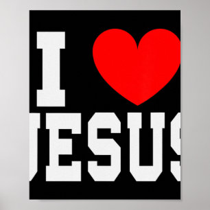 Poster Eu adoro Jesus T-Shirt Você é um devoto Patriótico