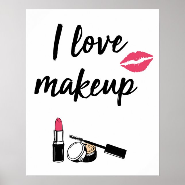 Poster Eu Adoro Makeup (Frente)