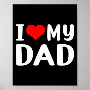 Poster Eu adoro meu Pai Engraçado Pai&#; do Dia presente