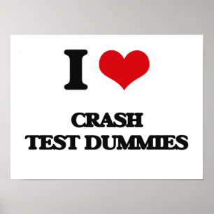 Poster Eu adoro os Dummies do Crash Test