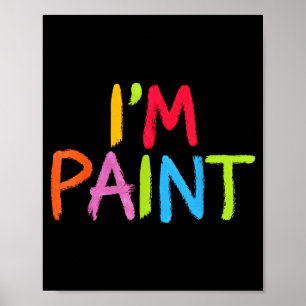Poster Eu Adoro Pintar com os Dedos - Eu Amo Pintar com o