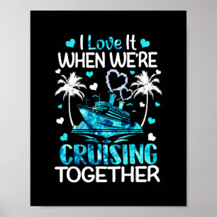 Poster Eu Adoro Quando Estamos Navegando Juntos Homens Mu