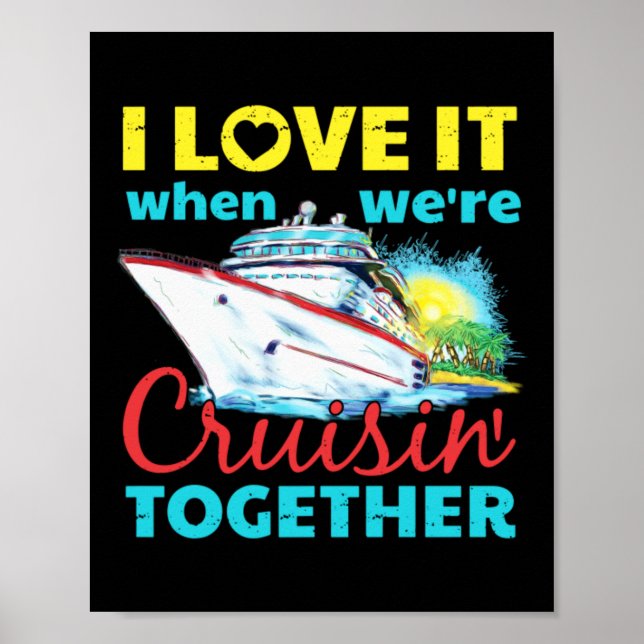 Poster Eu Adoro Quando Estamos Passeando Juntos (Frente)