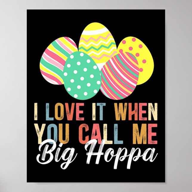 Poster Eu Adoro Quando Me Chamo Grande Hoppa Bunny Eas (Frente)
