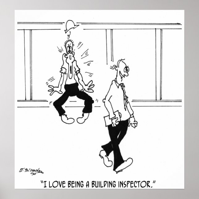Póster Eu adoro ser inspetor de prédio (Frente)