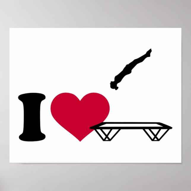 Póster Eu adoro trampolim (Frente)