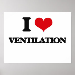 Póster Eu adoro Ventilação