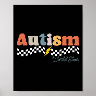 Poster Eu Agito O Espectro Autismo Mundo Turnê Autismo
