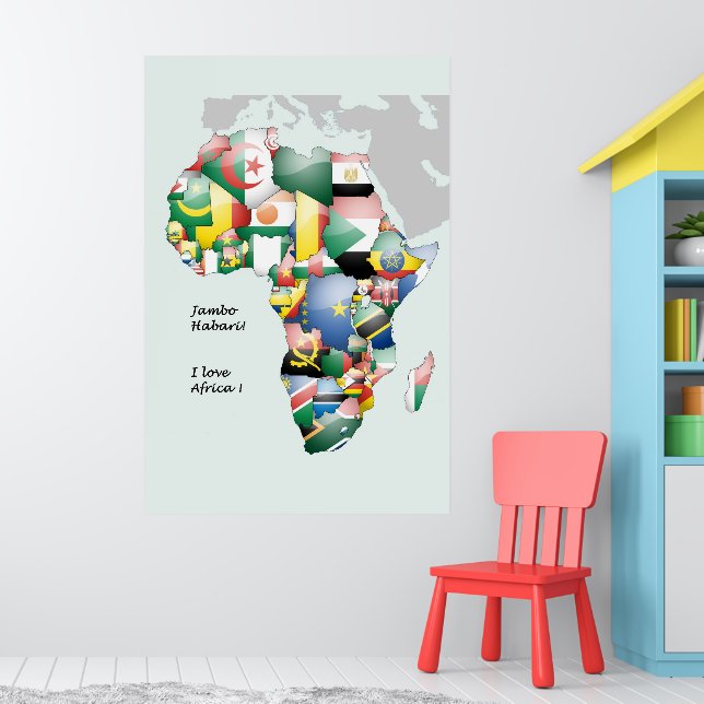 Poster Eu amo a África (Berçário 1)