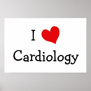 Póster Eu amo a cardiologia