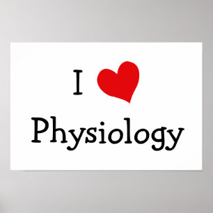 Poster Eu amo a fisiologia