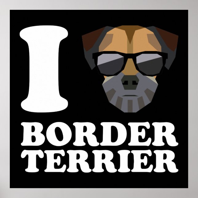 Póster Eu Amo a Fronteira Terrier -2- (Frente)