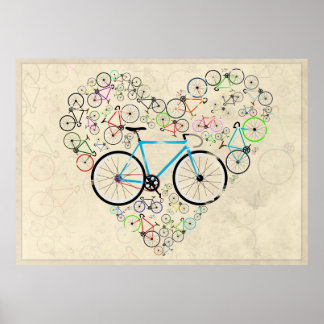 Poster Eu Amo A Minha Bicicleta